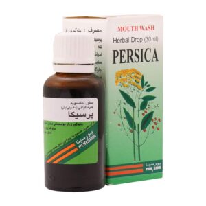 قطره دهانشویه پرسیکا پورسینا ۳۰ میلی لیتر / Pursina Mouth Wash Persica Drop 30 ml